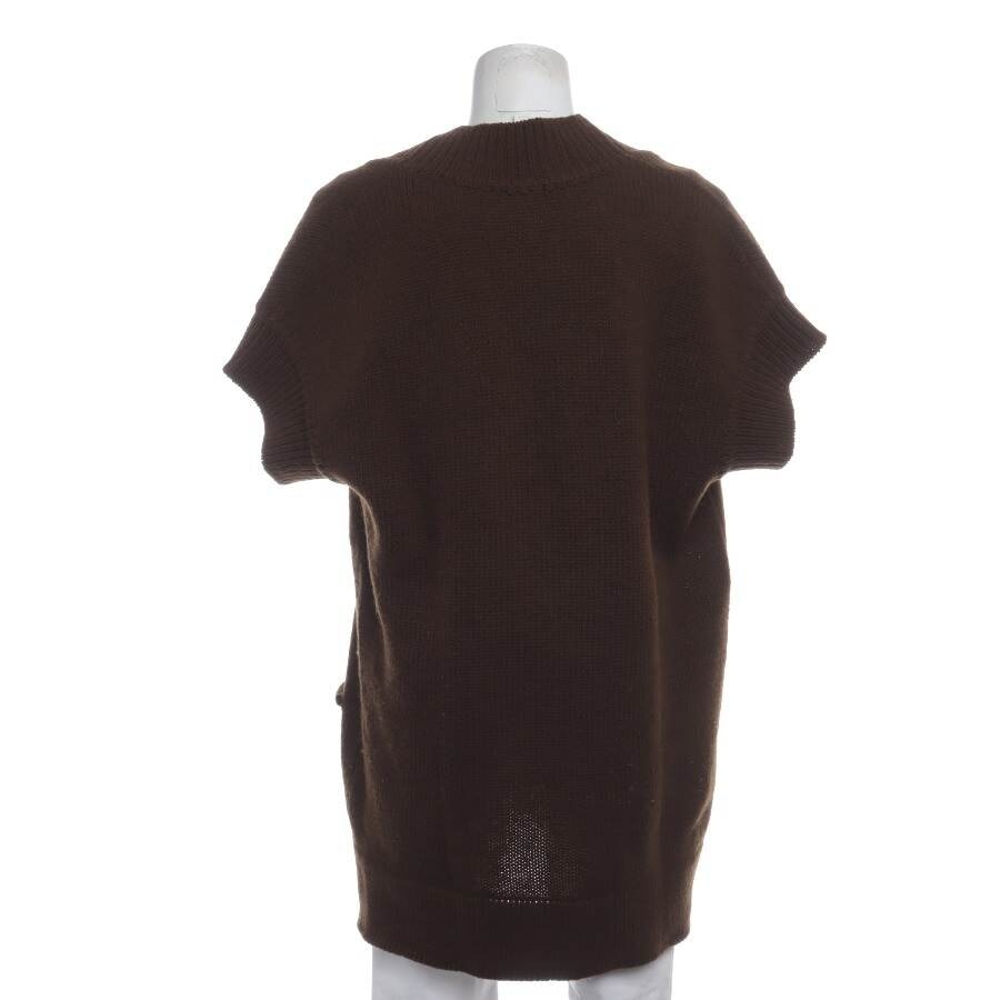 Image 2 of Wool Slipover S Dark Brown in color Brown | Vite EnVogue