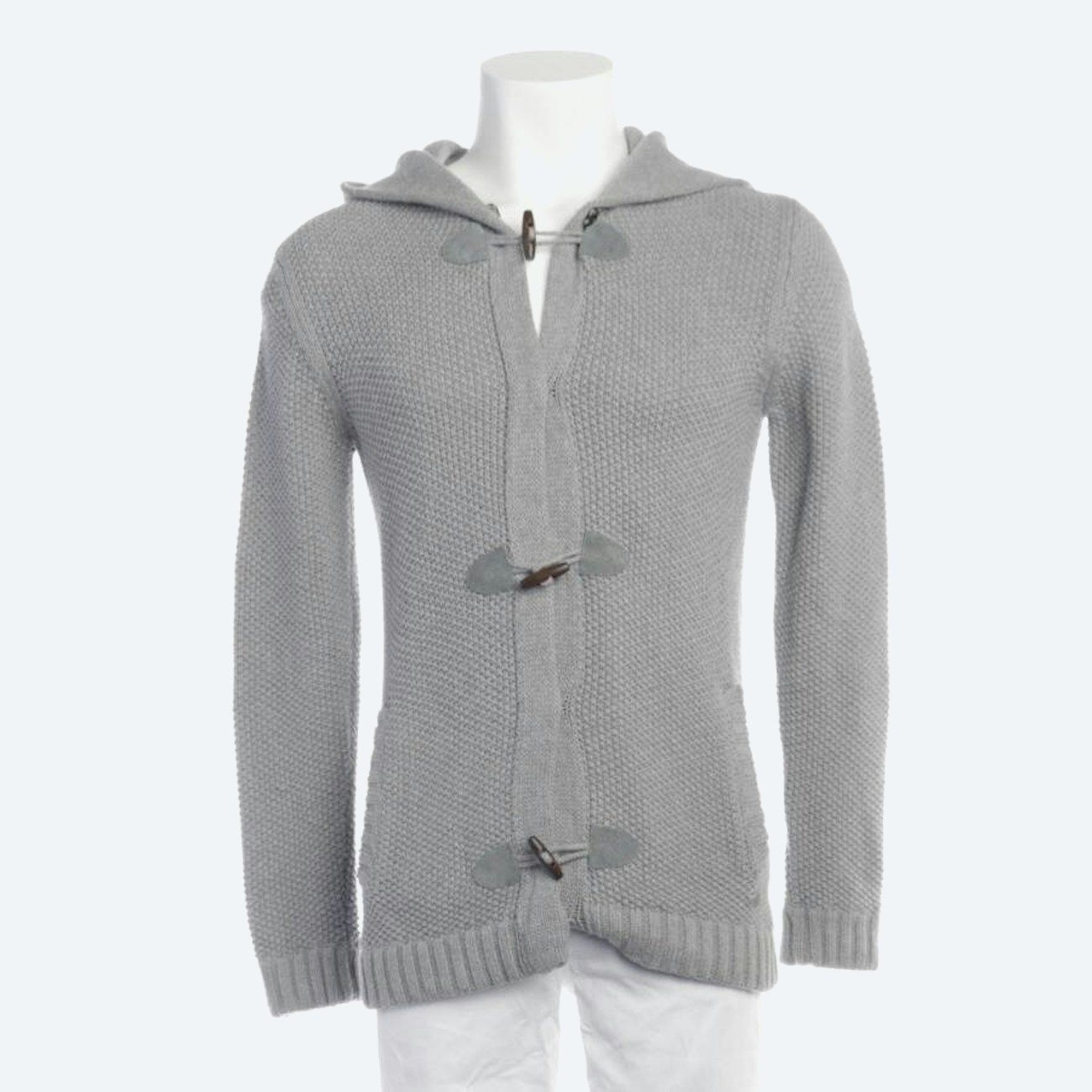 Image 1 of Cardigan 14 Light Gray in color Gray | Vite EnVogue