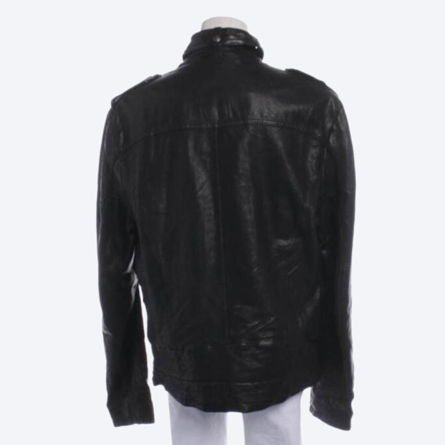 Image 2 of Leather Jacket 52 Black in color Black | Vite EnVogue