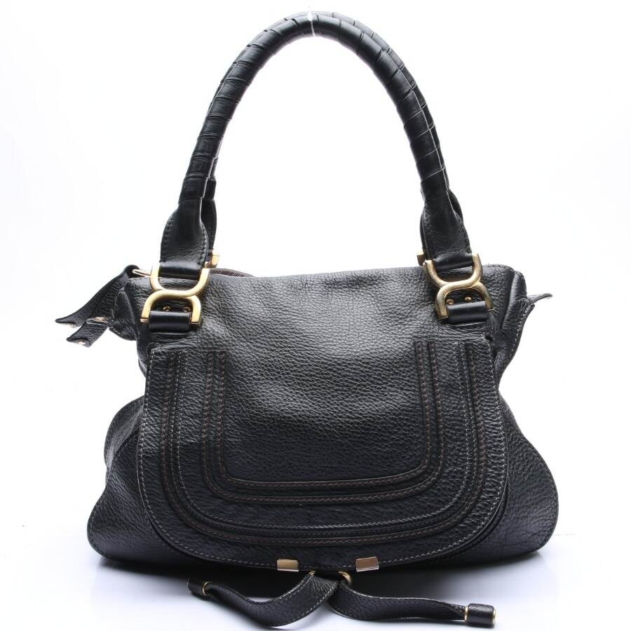 Image 1 of Marcie Tote Bag Medium Handbag Black in color Black | Vite EnVogue