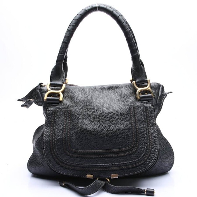 Image 1 of Marcie Tote Bag Medium Handbag Black | Vite EnVogue