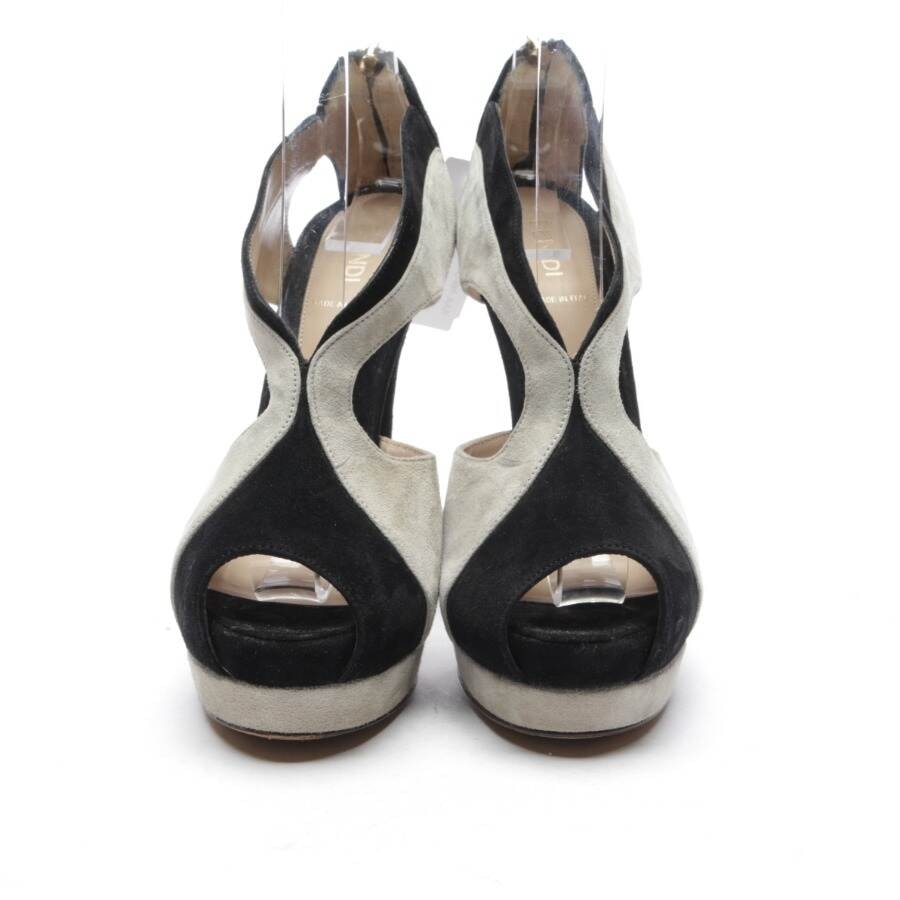 Image 2 of Heeled Sandals EUR 39 Lightgray in color Gray | Vite EnVogue