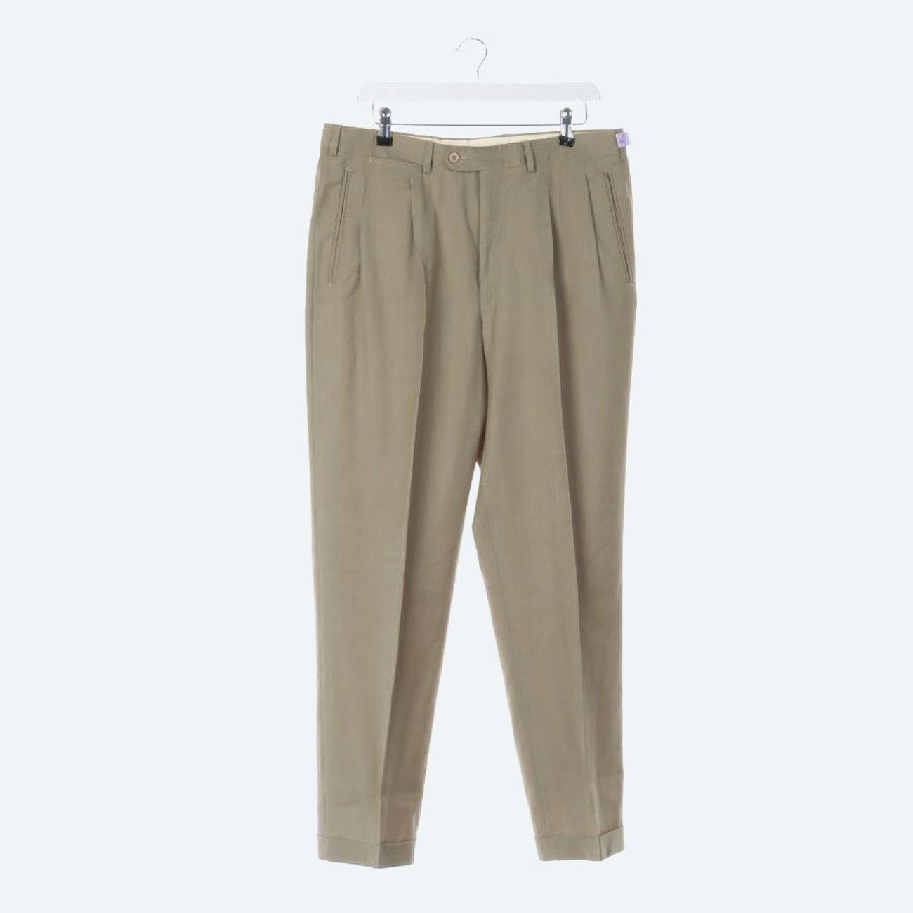 Image 1 of Wool Pants 52 Olive Green in color Green | Vite EnVogue