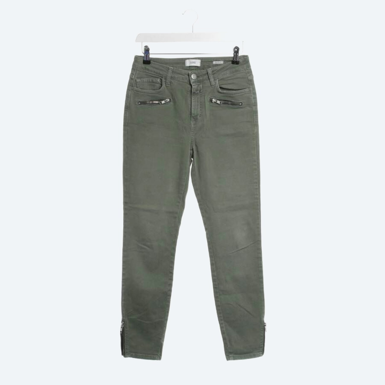 Image 1 of Jeans Slim Fit W27 Green in color Green | Vite EnVogue