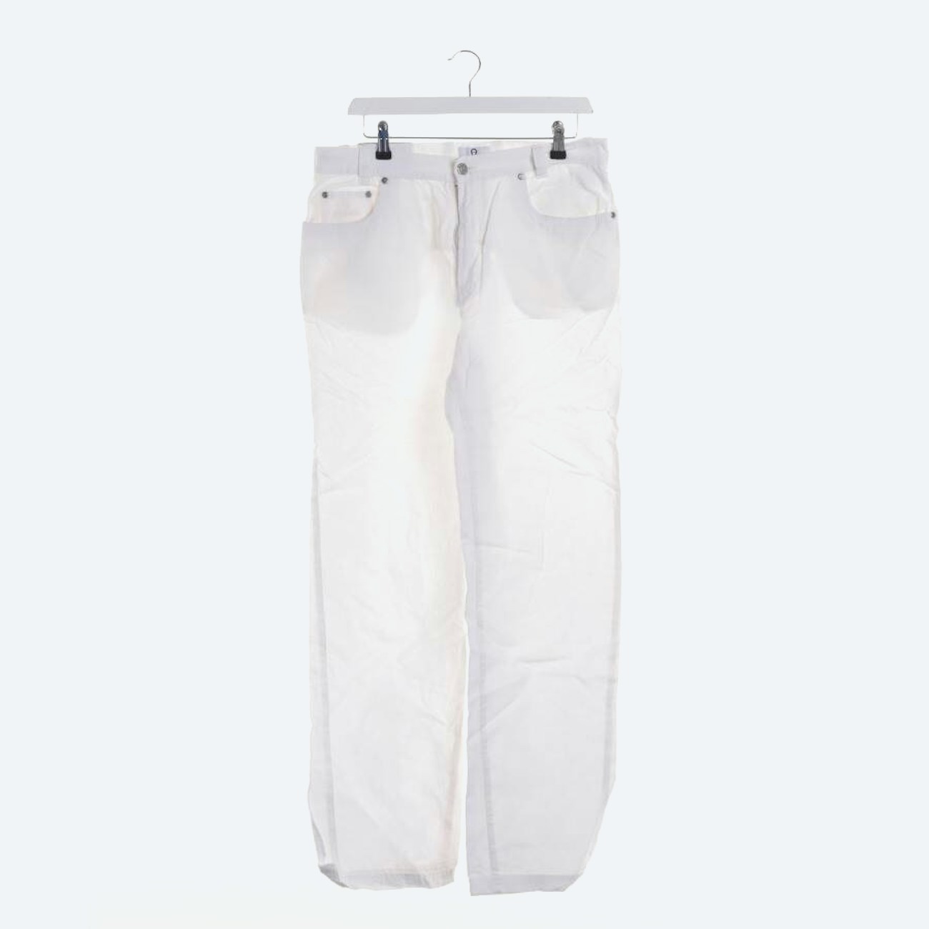 Image 1 of Trousers 50 White in color White | Vite EnVogue