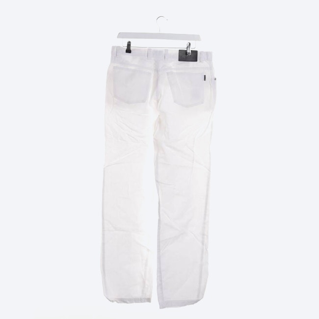 Image 2 of Trousers 50 White in color White | Vite EnVogue