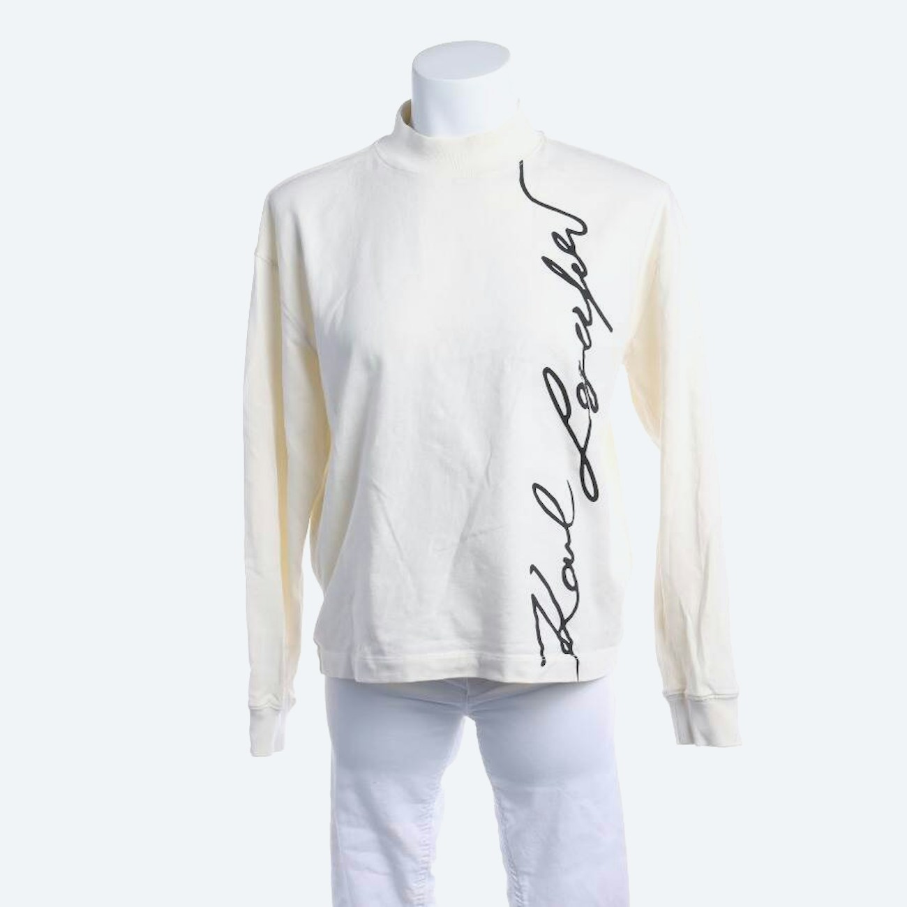 Image 1 of Sweatshirt M Beige in color White | Vite EnVogue