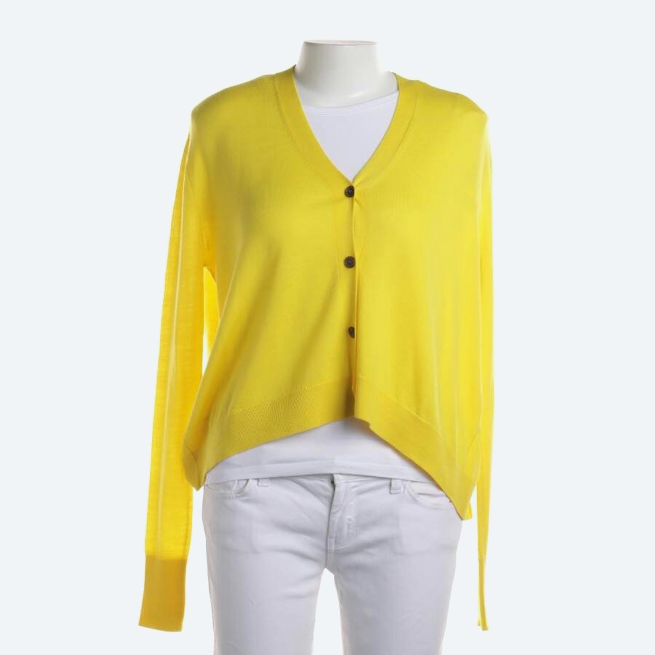 Image 1 of Cardigan M Yellow in color Yellow | Vite EnVogue