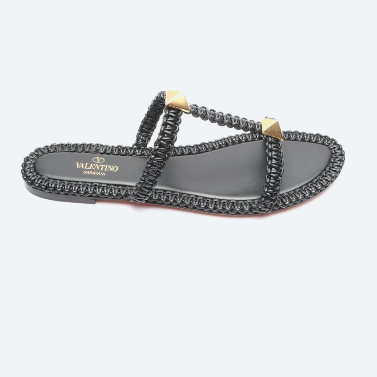 Image 1 of Roman Stud Sandals EUR 40 Black in color Black | Vite EnVogue