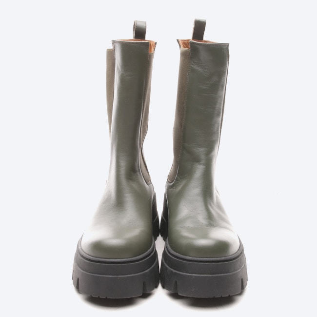 Image 2 of Ankle Boots EUR38 Darkgreen in color Green | Vite EnVogue