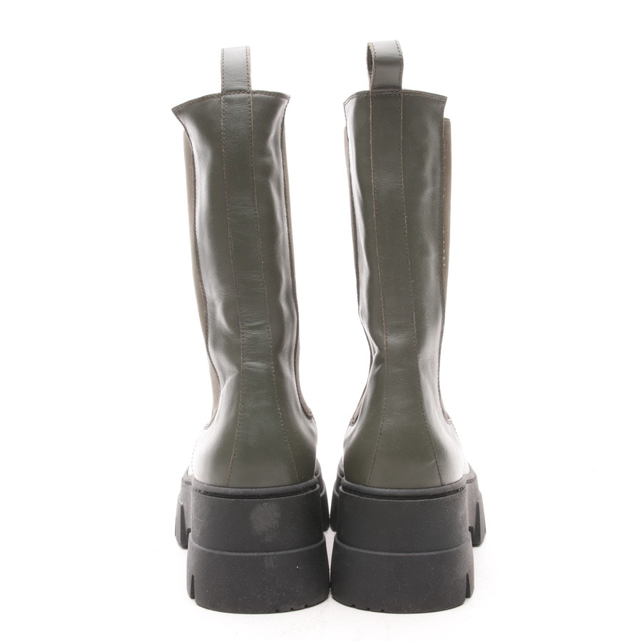 Image 3 of Ankle Boots EUR38 Darkgreen in color Green | Vite EnVogue