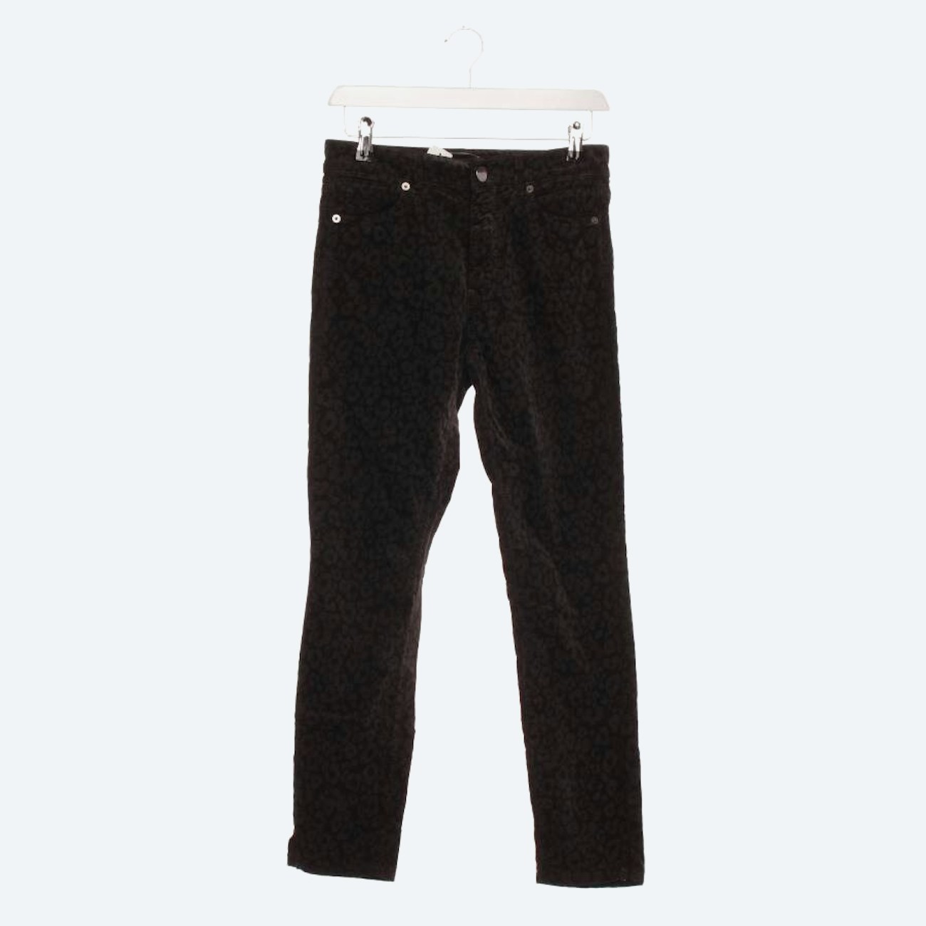 Image 1 of Velvet Pants 34 Black in color Black | Vite EnVogue