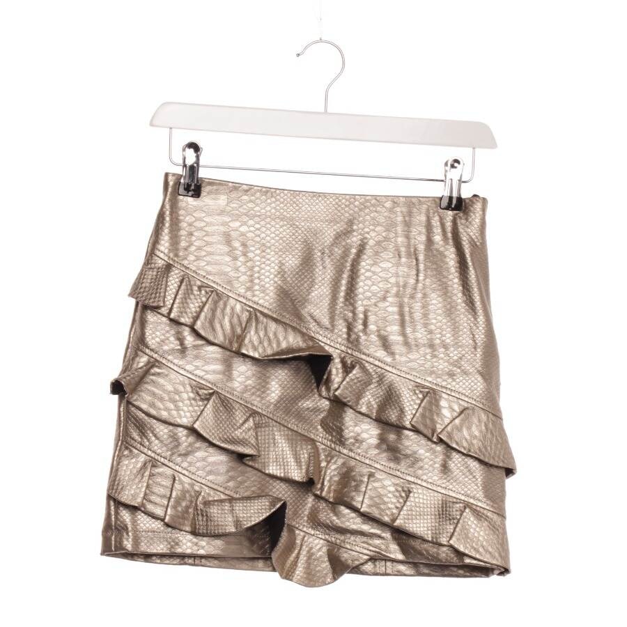 Image 1 of Mini Skirt 34 Gold in color Metallic | Vite EnVogue