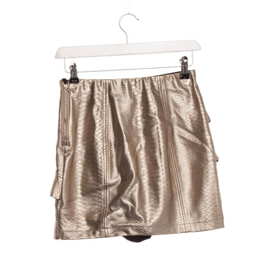 Image 2 of Mini Skirt 34 Gold in color Metallic | Vite EnVogue