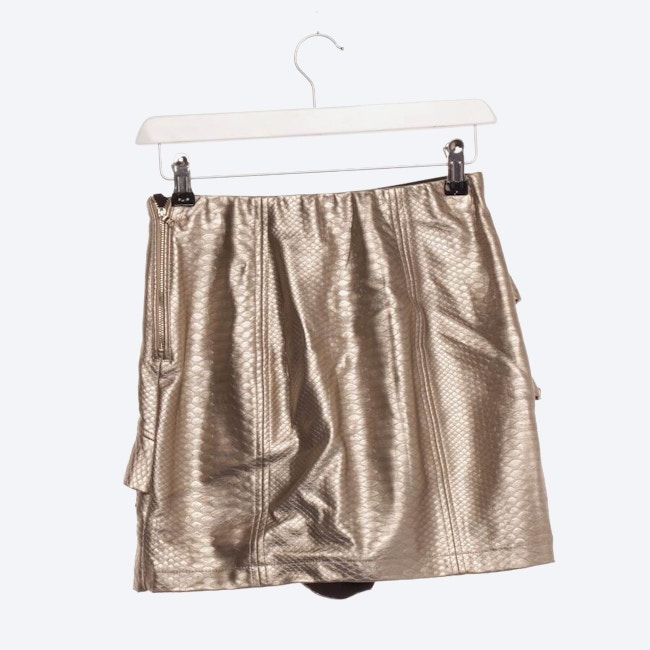 Image 2 of Mini Skirt 34 Gold in color Metallic | Vite EnVogue