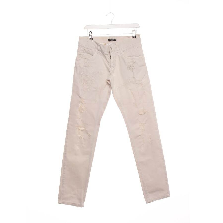 Bild 1 von Jeans Straight Fit 46 Cream in Farbe Weiß | Vite EnVogue