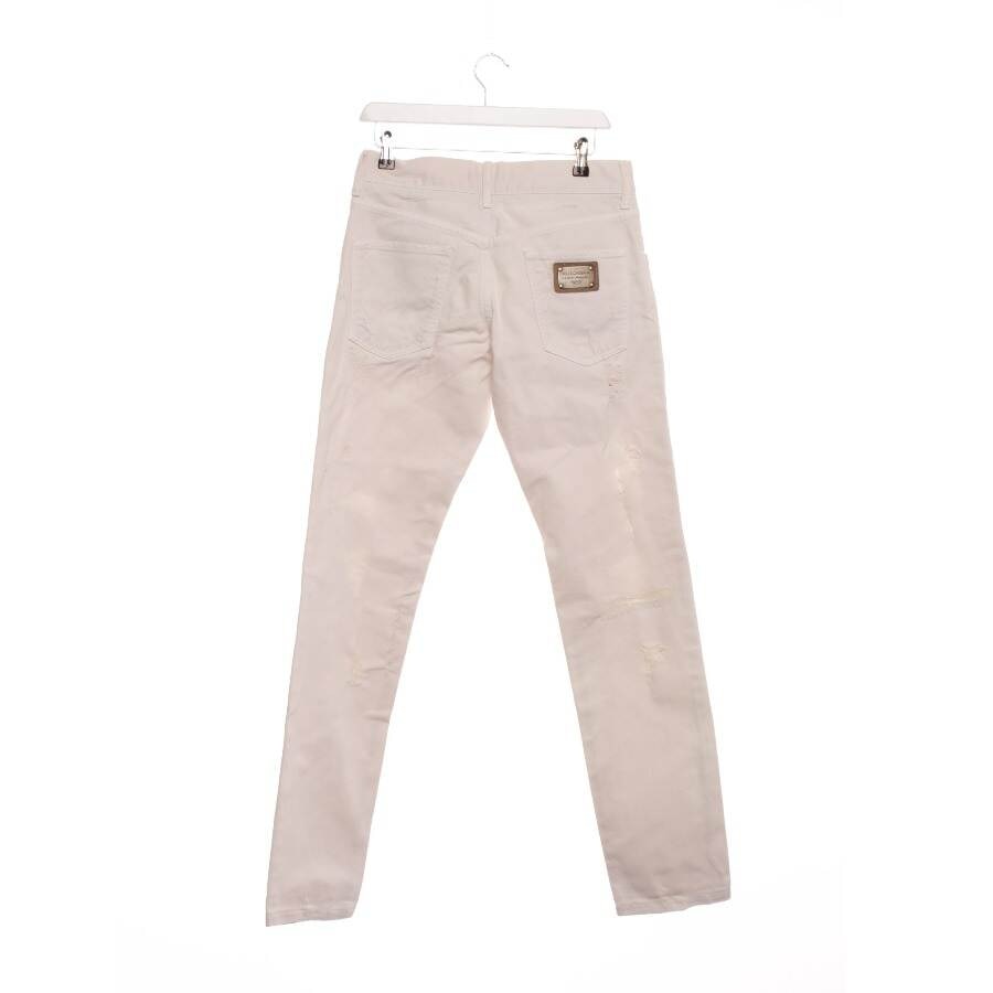 Image 2 of Jeans Straight Fit 46 Cream in color White | Vite EnVogue