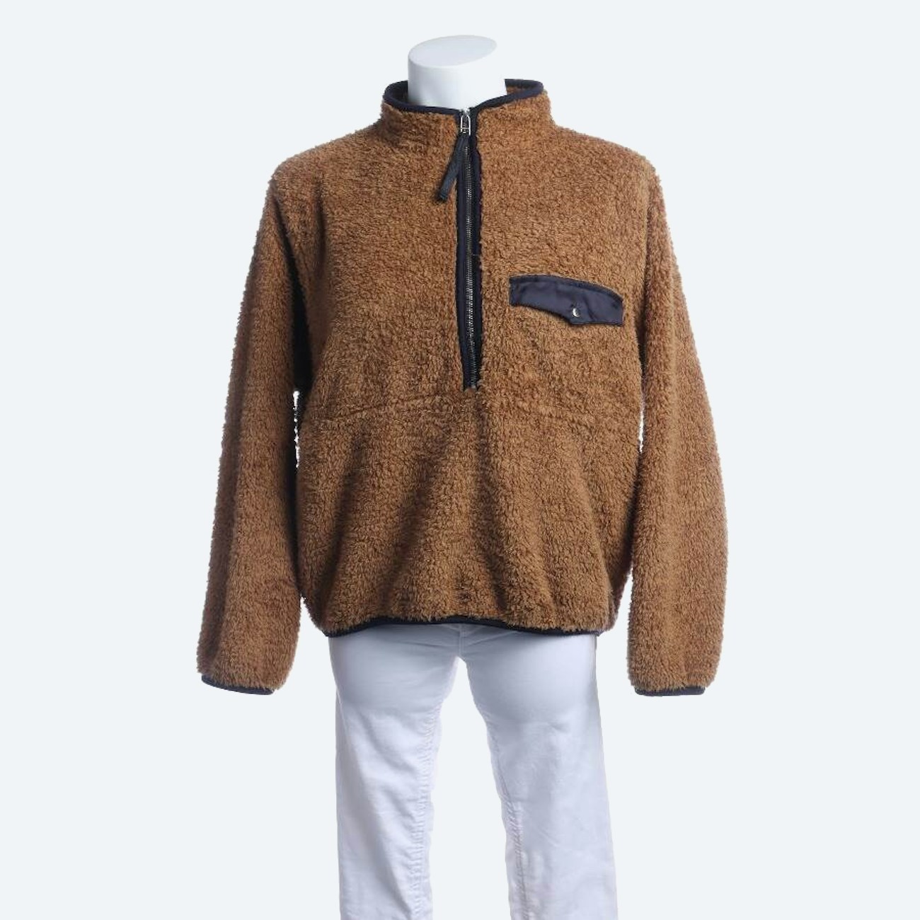 Image 1 of Sweatshirt M Light Brown in color Brown | Vite EnVogue