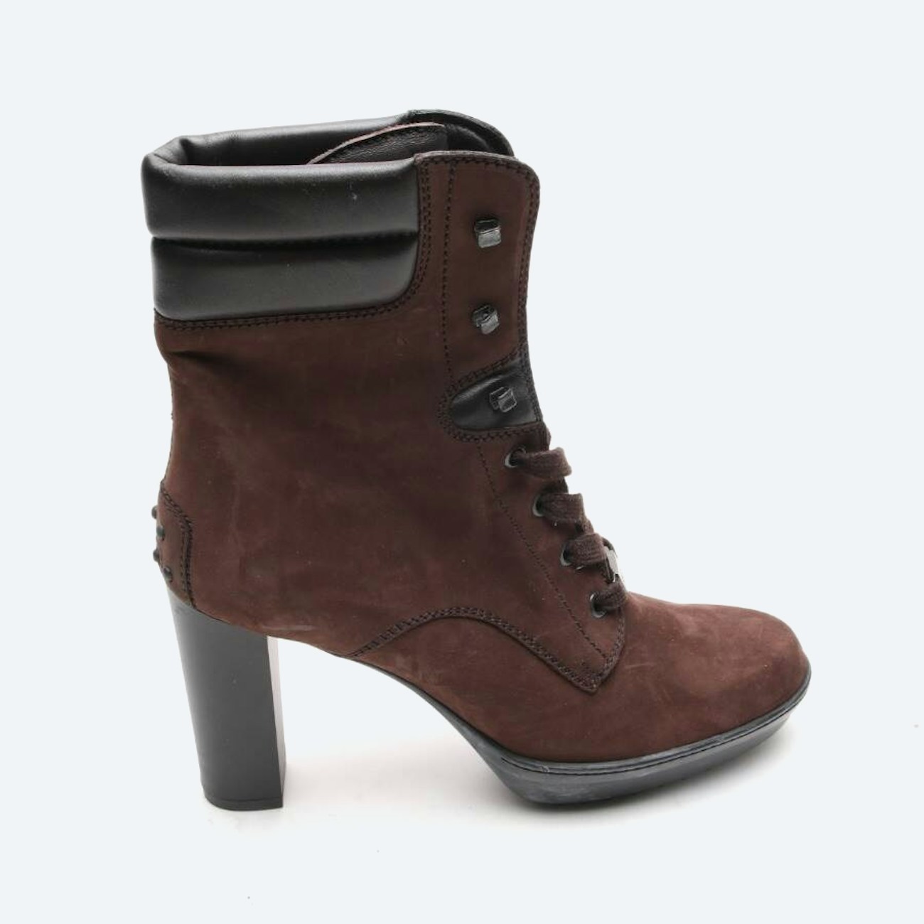 Image 1 of Ankle Boots EUR 39.5 Dark Brown in color Brown | Vite EnVogue