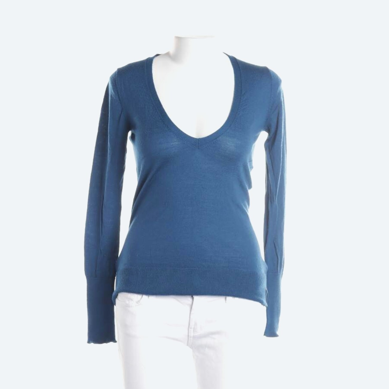 Image 1 of Wool Jumper M Blue in color Blue | Vite EnVogue