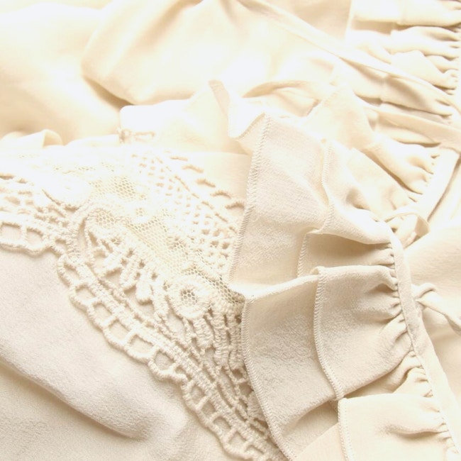 Image 3 of Silk Blouse 42 Beige in color White | Vite EnVogue