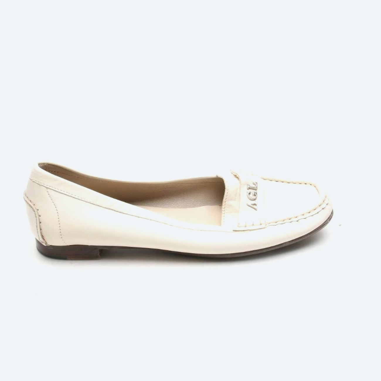 Image 1 of Loafers EUR 39.5 Cream in color White | Vite EnVogue