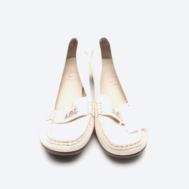 Image 2 of Loafers EUR 39.5 Cream in color White | Vite EnVogue