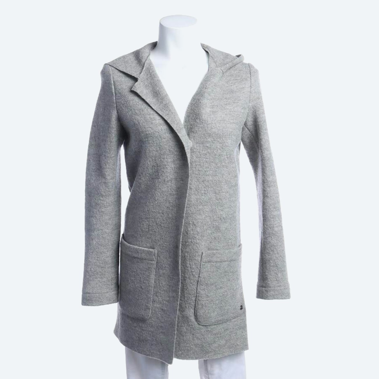 Image 1 of Wool Coat 34 Gray in color Gray | Vite EnVogue