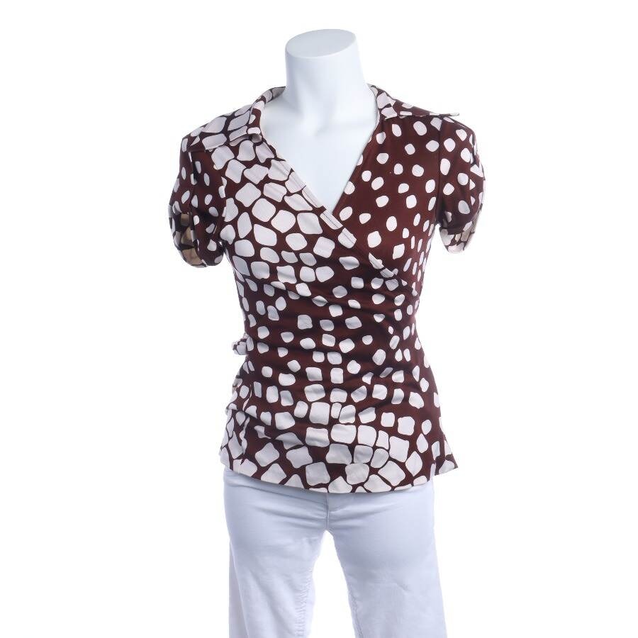 Image 1 of Silk Blouse S Brown in color Brown | Vite EnVogue