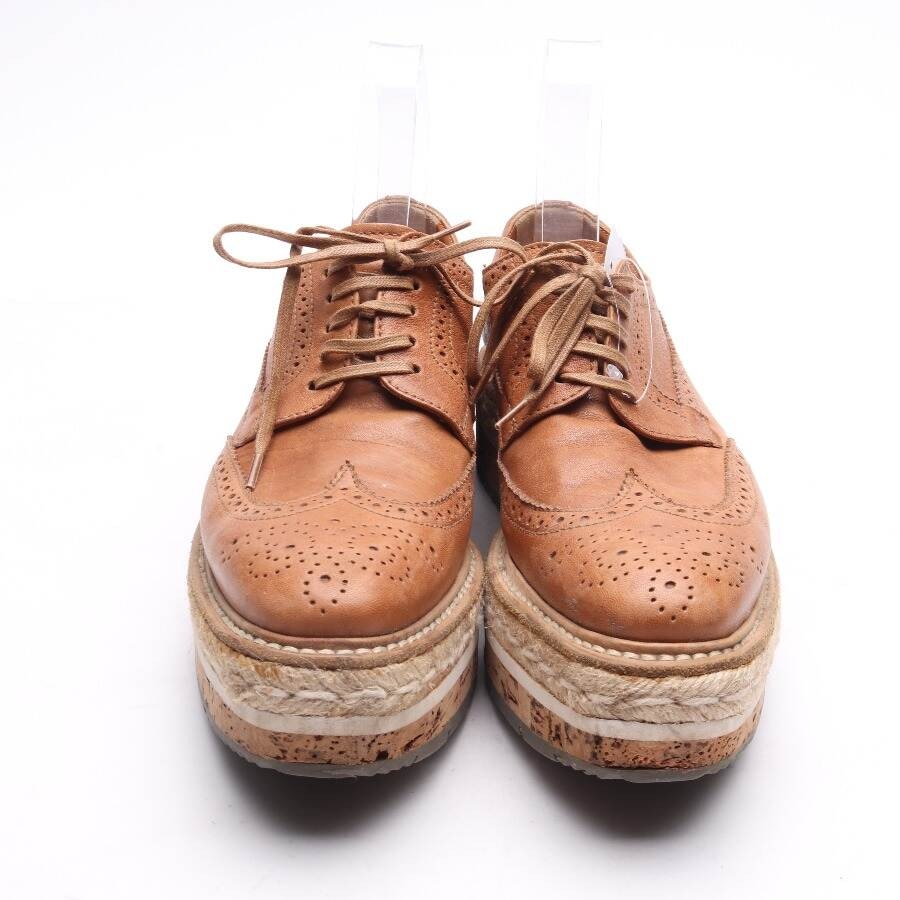 Image 2 of Lace-Up Shoes EUR 38.5 Light Brown in color Brown | Vite EnVogue