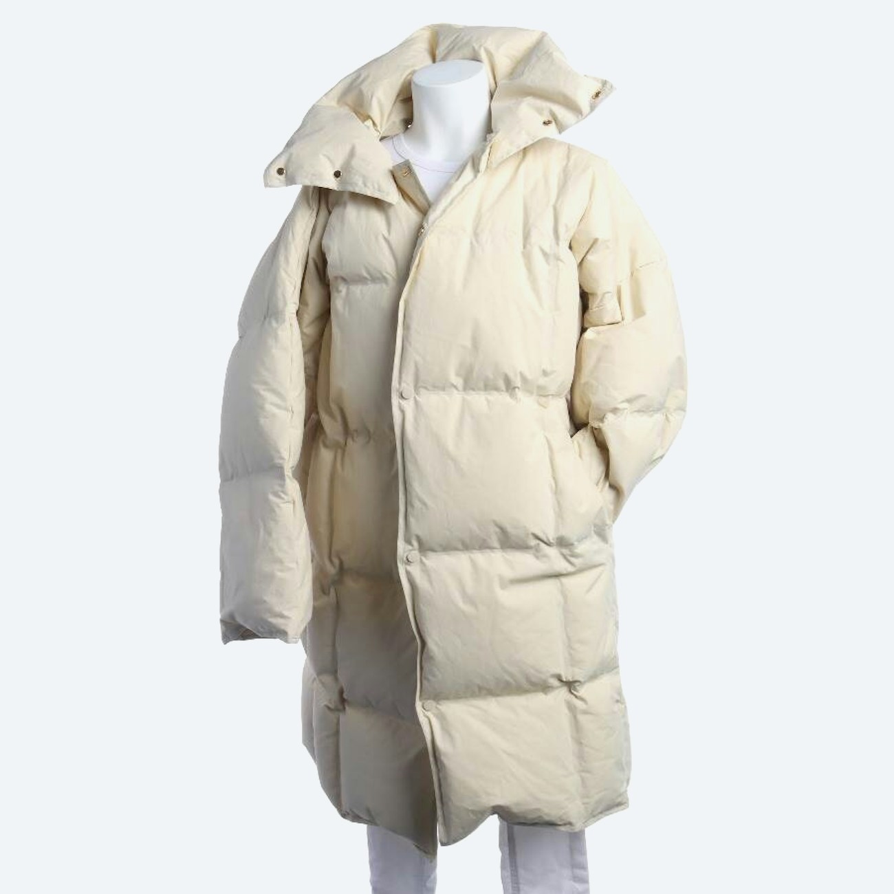 Image 1 of Down Jacket S Beige in color White | Vite EnVogue