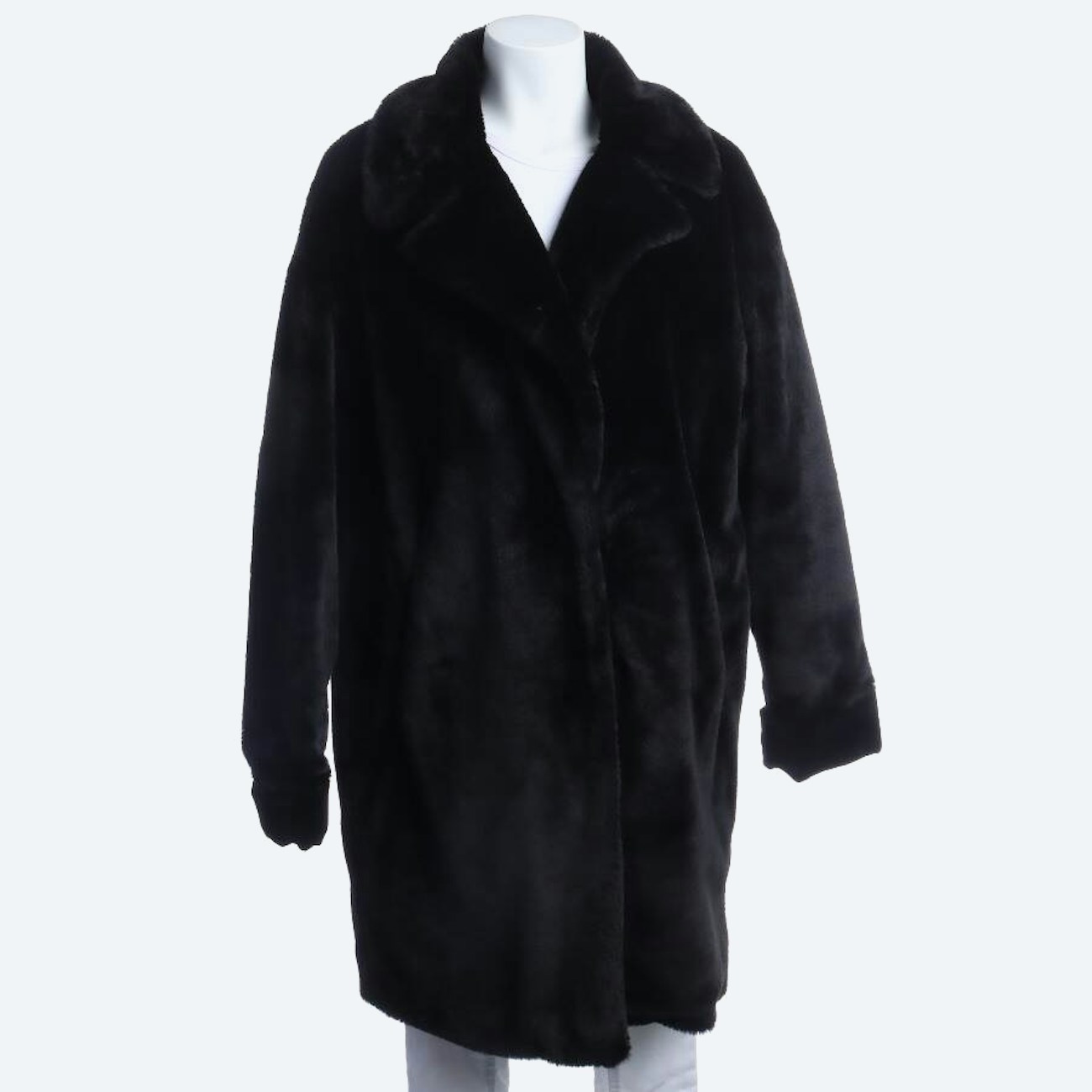 Image 1 of Winter Coat 42 Black in color Black | Vite EnVogue