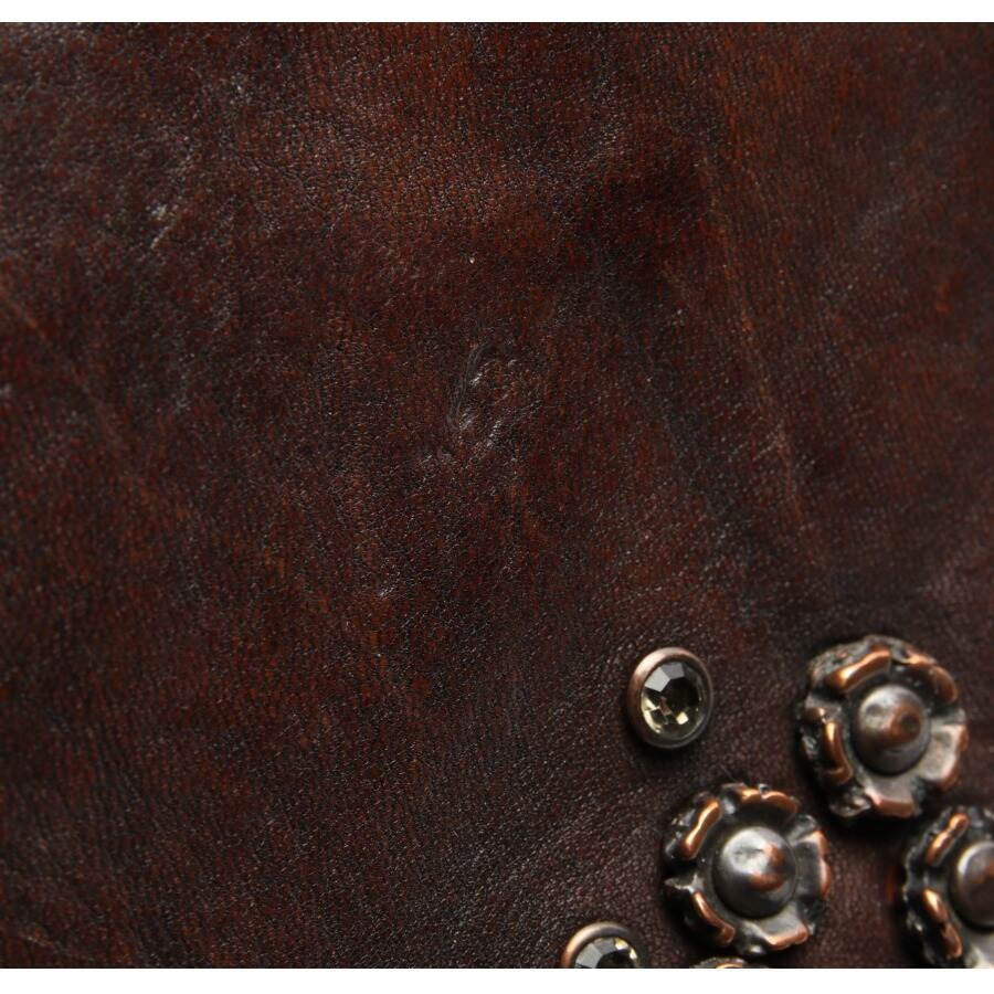 Image 14 of Crossbody Bag Dark Brown in color Brown | Vite EnVogue