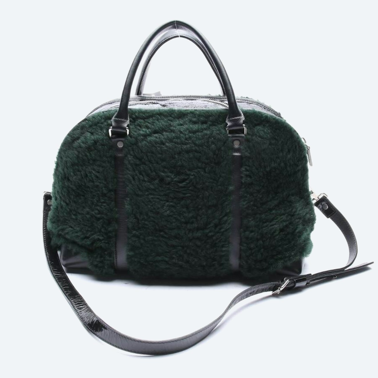 Image 1 of Crossbody Bag Dark Green in color Green | Vite EnVogue