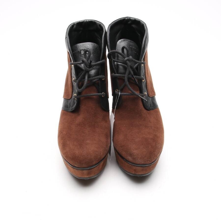 Image 2 of Ankle Boots EUR 37 Dark Brown in color Brown | Vite EnVogue
