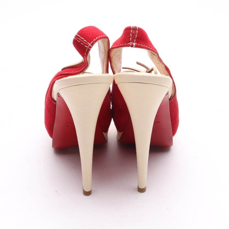 Image 3 of Heeled Sandals EUR 35.5 Red in color Red | Vite EnVogue