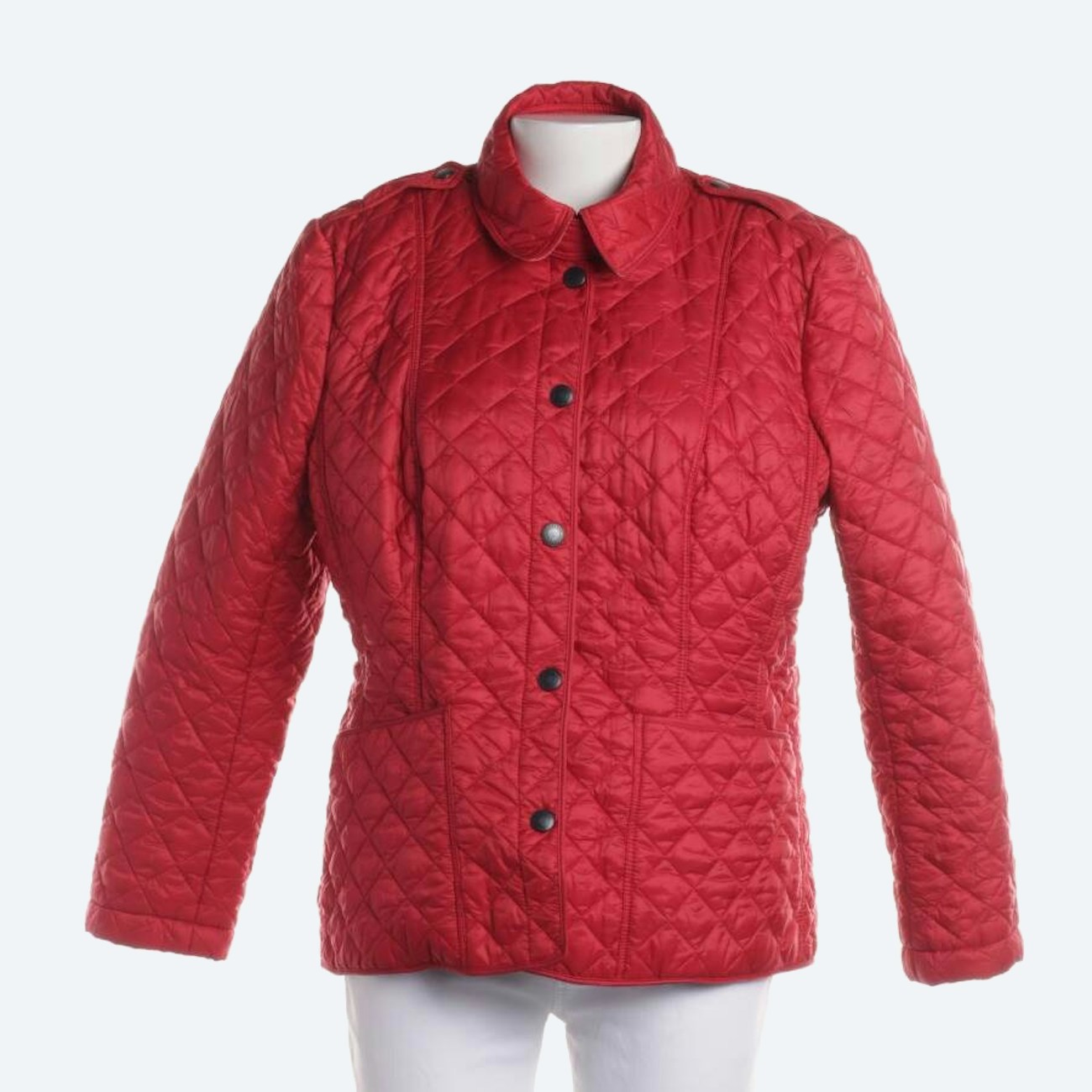 Image 1 of Quilted Jacket M Red in color Red | Vite EnVogue