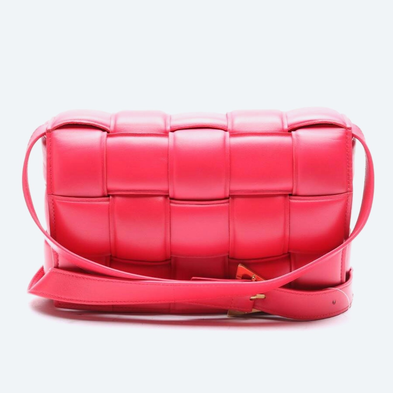 Image 1 of Padded Cassette Crossbody Bag Red in color Red | Vite EnVogue