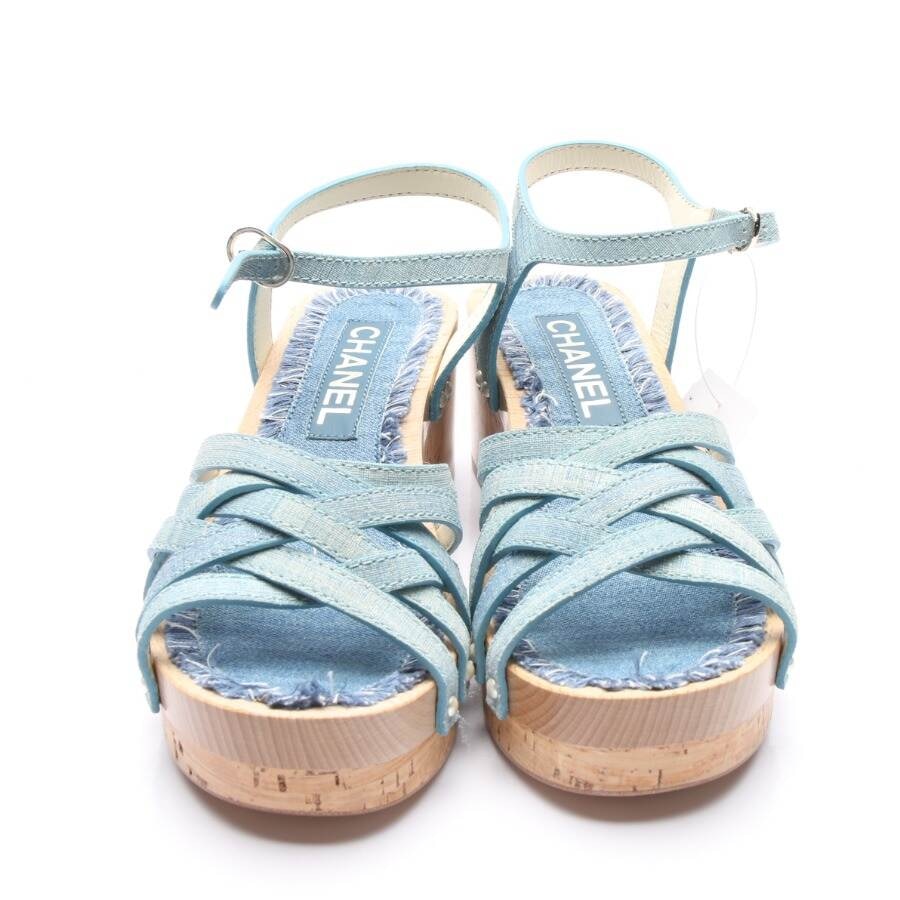 Bild 2 von Sandaletten EUR 36 Hellblau in Farbe Blau | Vite EnVogue