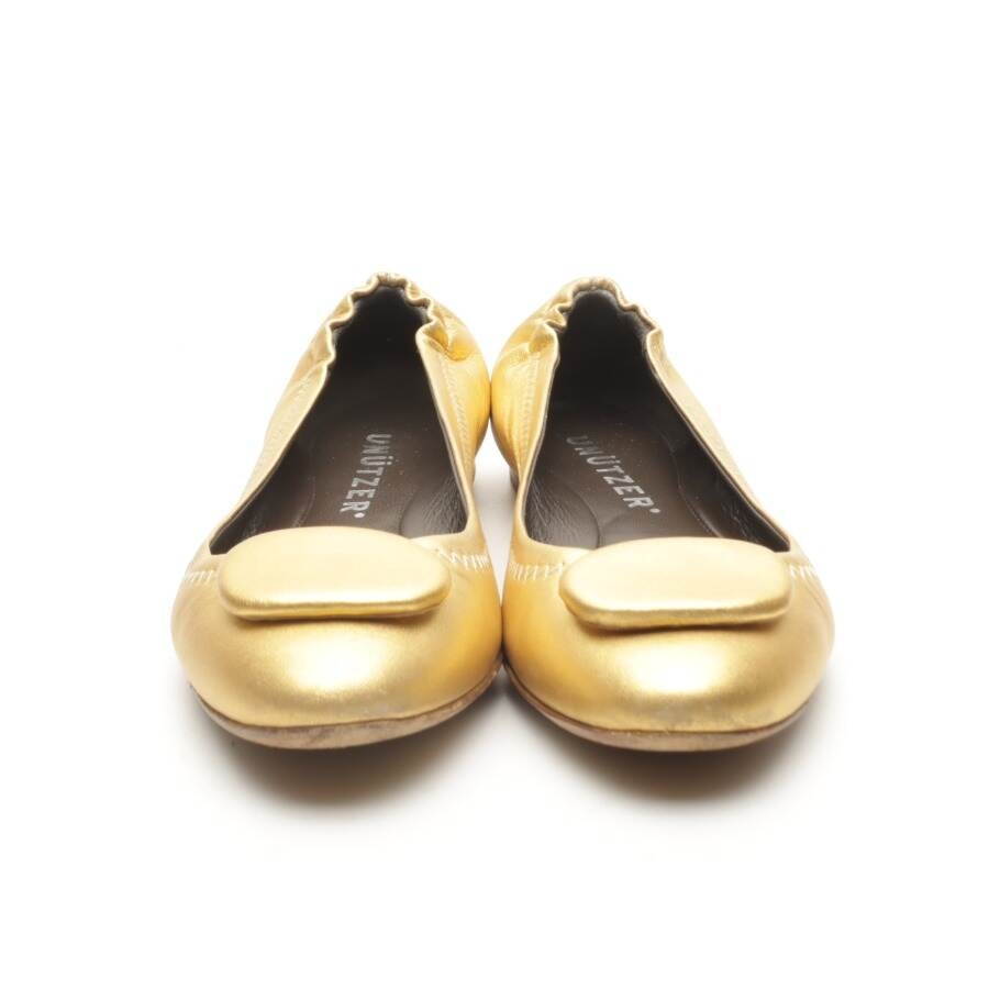 Image 2 of Ballet Flats EUR 36 Gold in color Metallic | Vite EnVogue