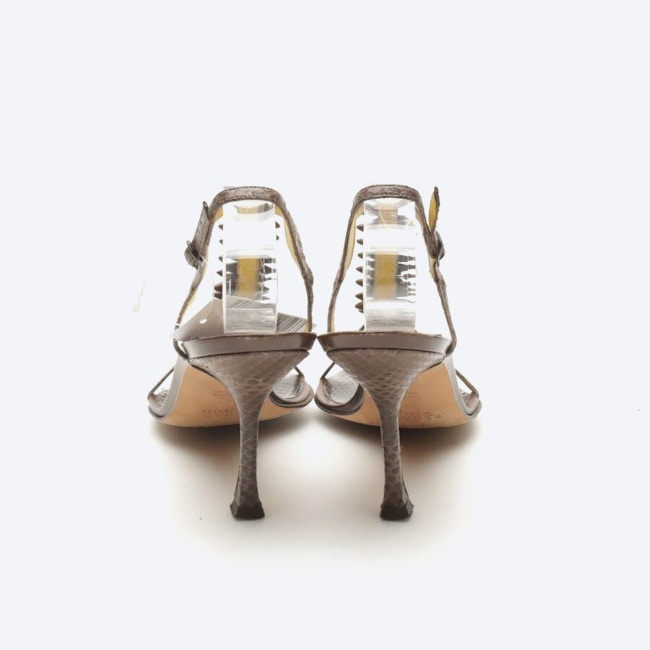 Image 3 of Heeled Sandals EUR 36 Dark Brown in color Brown | Vite EnVogue