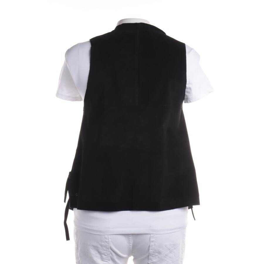 Image 2 of Leather Vest 34 Black in color Black | Vite EnVogue
