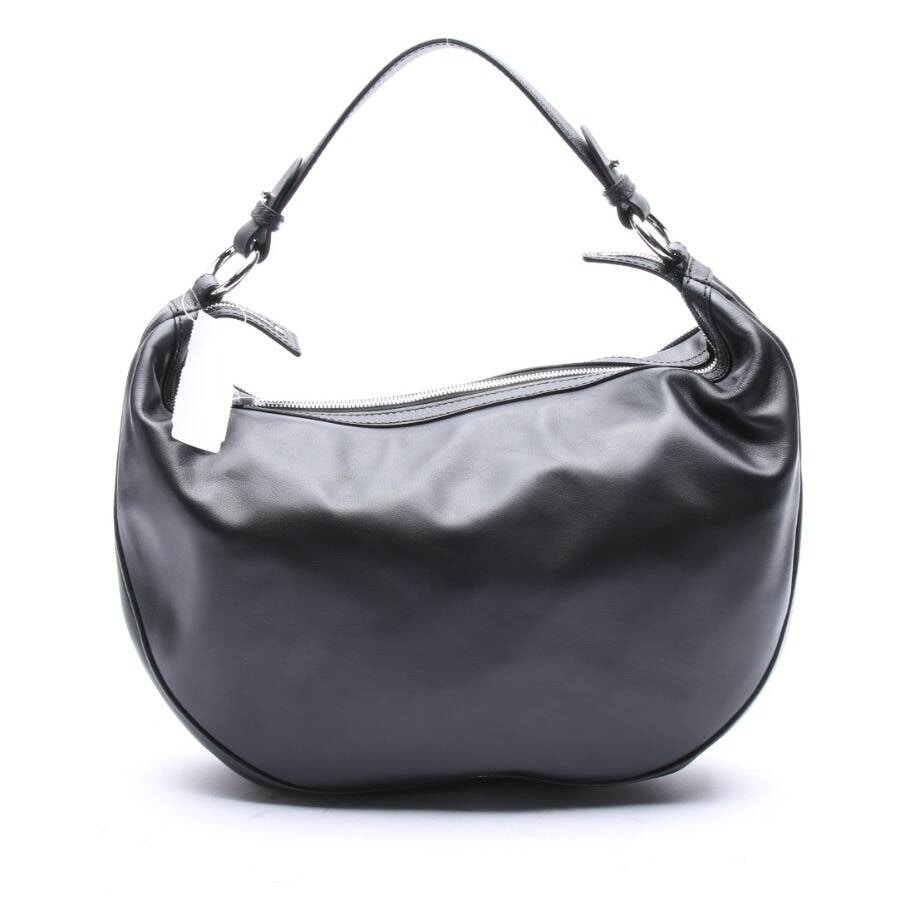 Image 3 of Black Repeat Hobo Handbag Black in color Black | Vite EnVogue