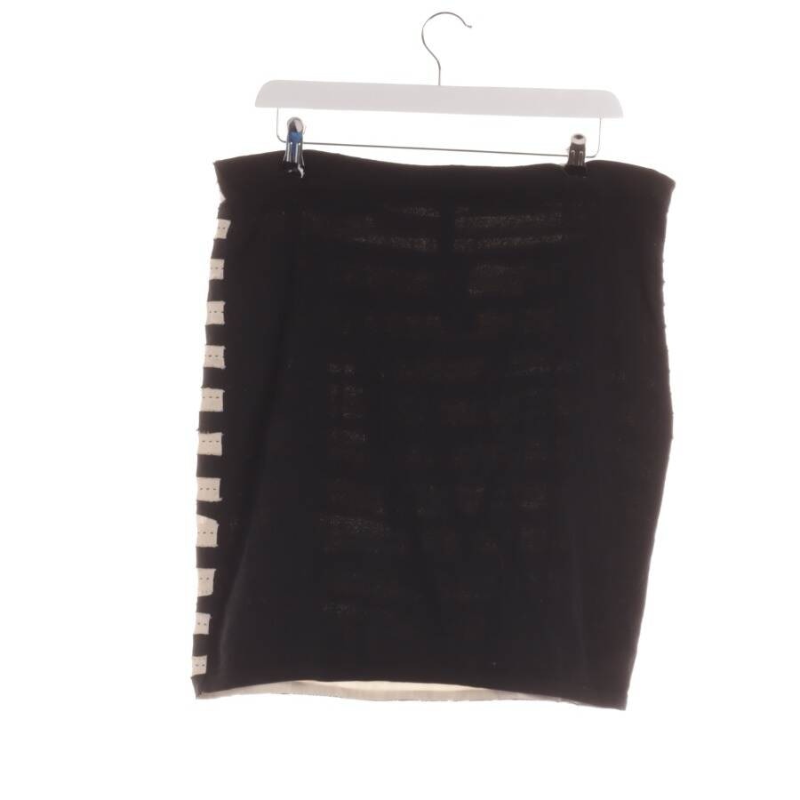 Image 2 of Silk Skirt 42 Black in color Black | Vite EnVogue