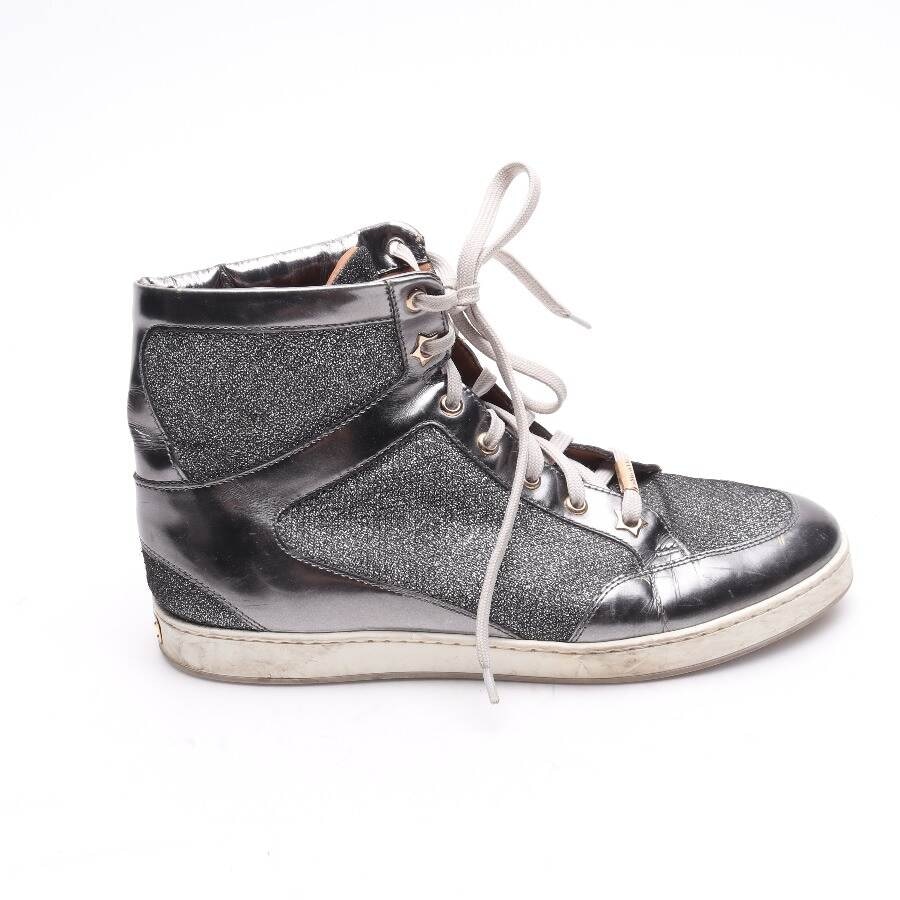Image 1 of High-Top Sneakers EUR 38.5 Silver in color Metallic | Vite EnVogue