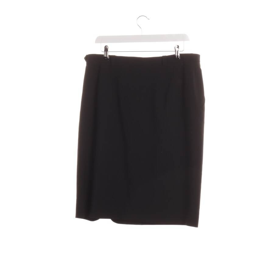 Image 2 of Wool Skirt 48 Black in color Black | Vite EnVogue