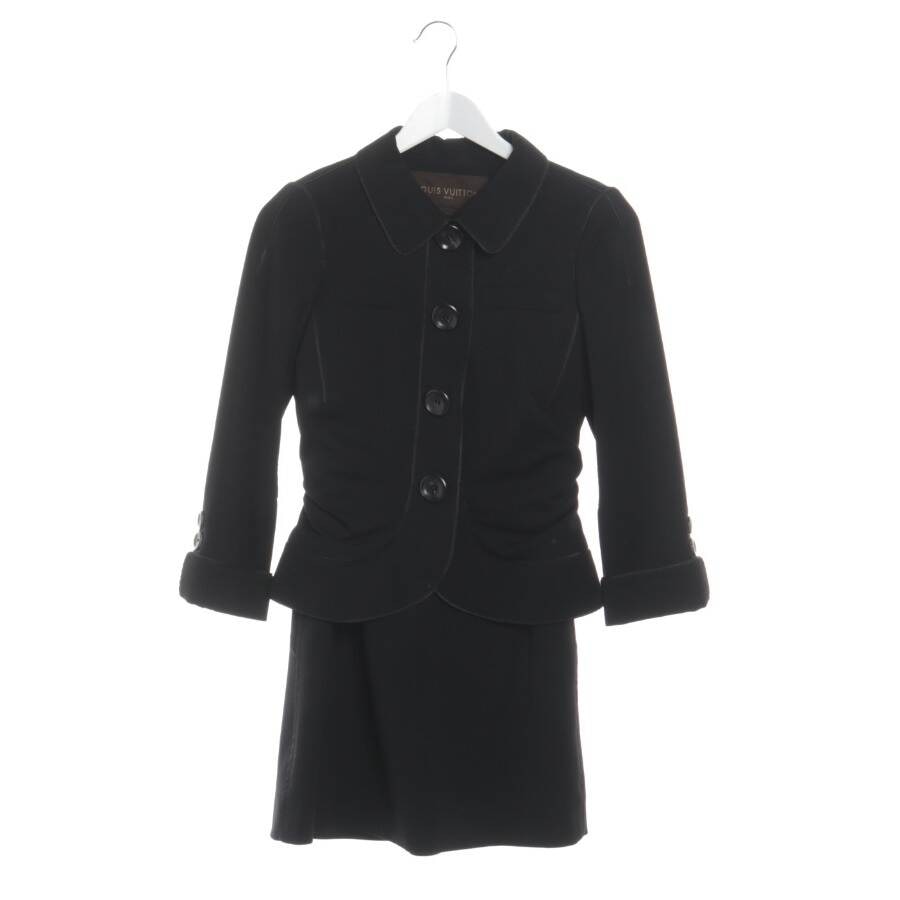 Image 1 of Wool Skirt Suit 34 Black in color Black | Vite EnVogue