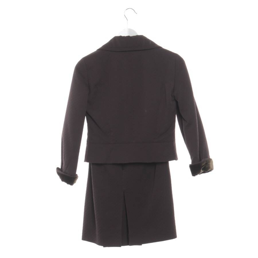 Image 2 of Skirt Suit 34 Dark Brown in color Brown | Vite EnVogue