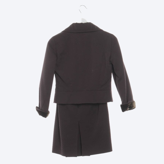 Image 2 of Skirt Suit 34 Dark Brown in color Brown | Vite EnVogue