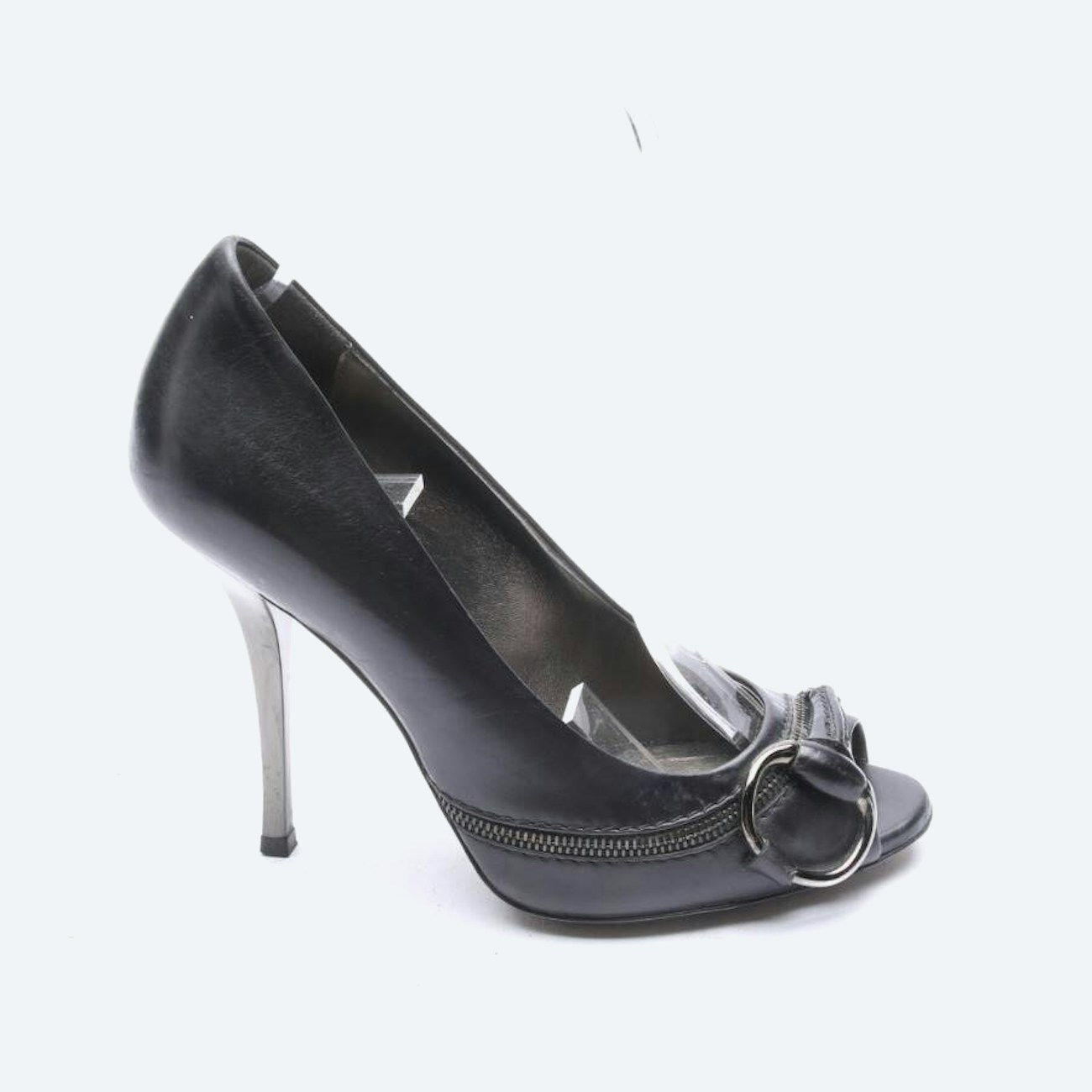 Image 1 of Peep Toes EUR 36 Black in color Black | Vite EnVogue